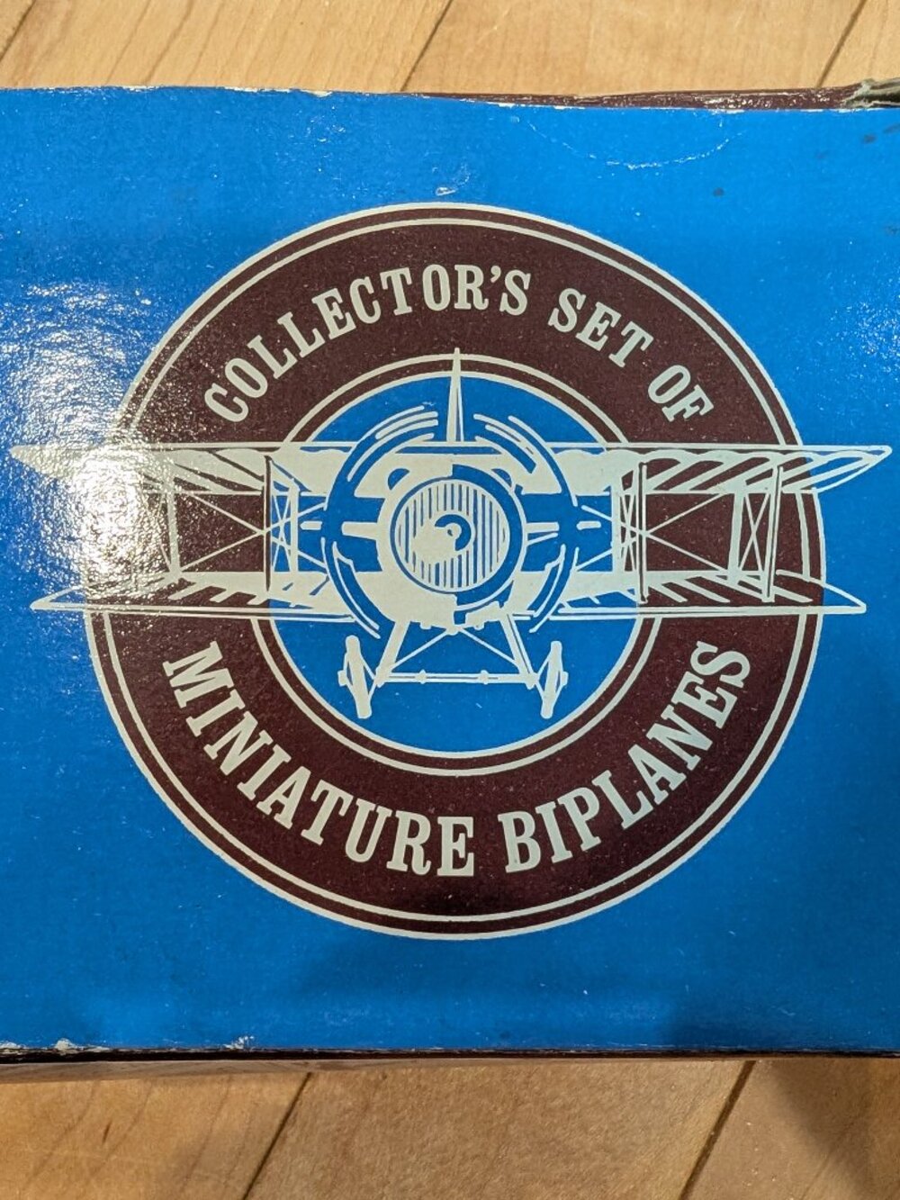 Collector's Set of 4 Miniature Diecast Biplanes - New in Box!